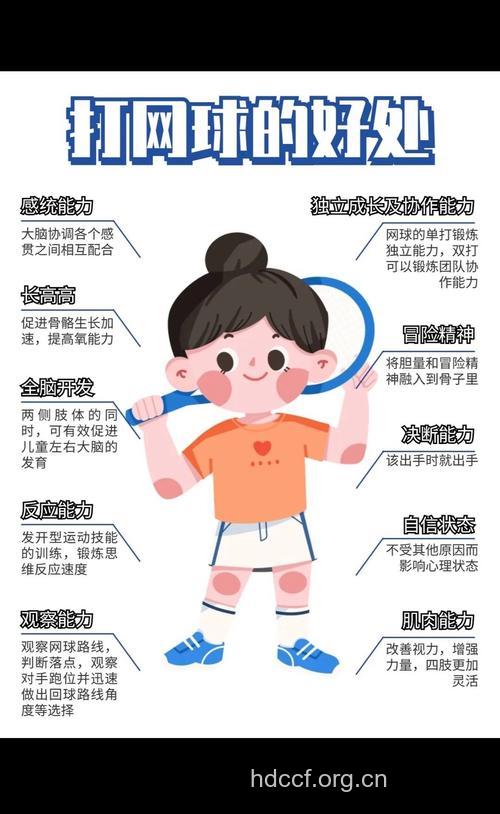 女生打网球好处太多了