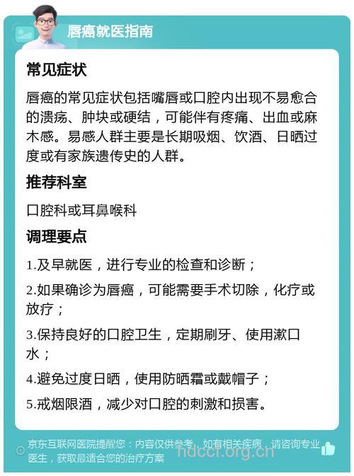 如何预防唇癌？