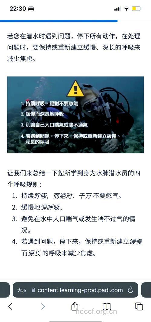潜水前的五步骤不能马虎