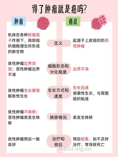 得了肿瘤就是得了癌吗?