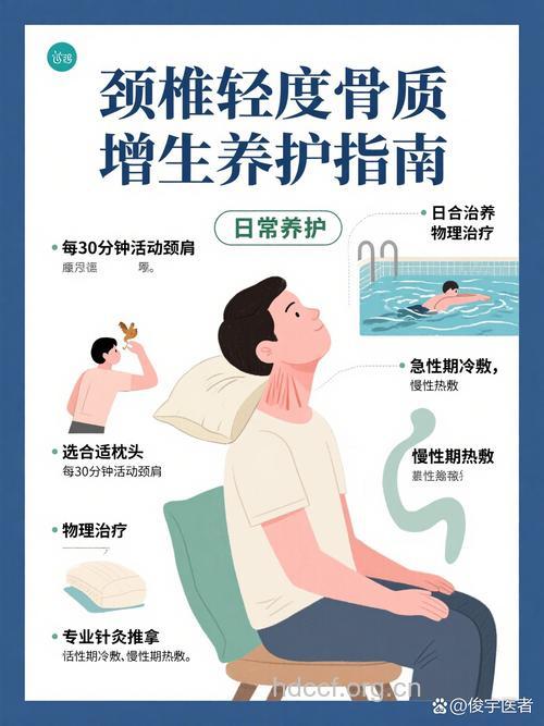 颈椎轻度骨质增生应该怎么办