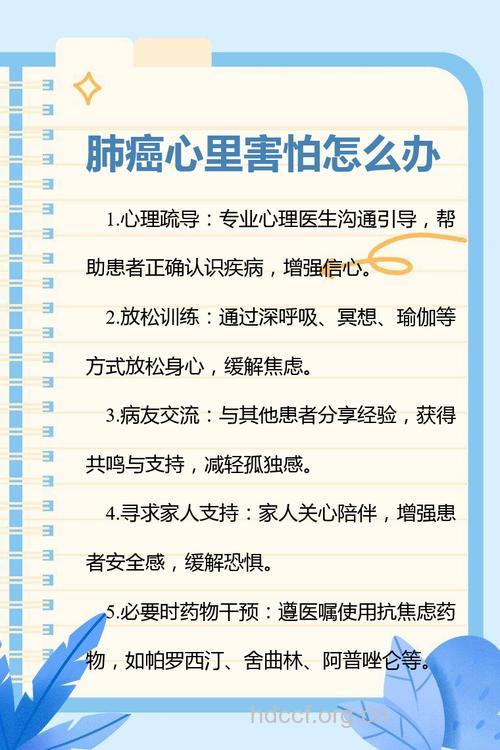 肺癌应该如何解决心理问题