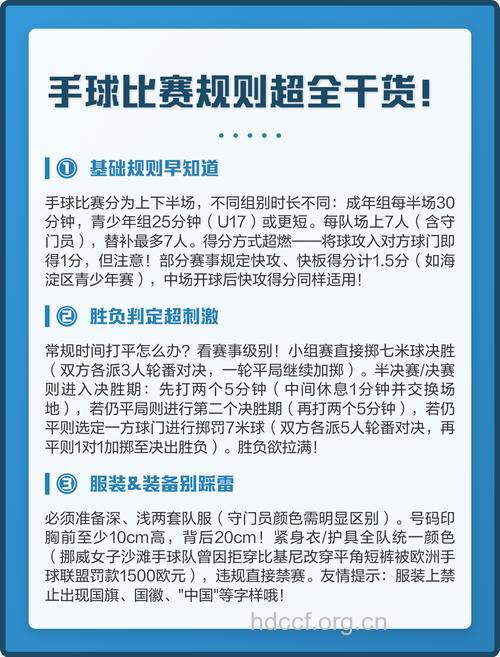 手球比赛规则详解