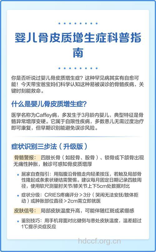 怎么诊治婴儿骨皮质增生症