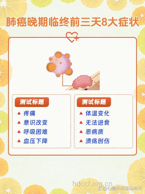 癌症患者晚期会出现哪些心理