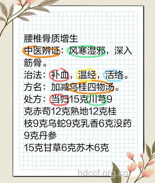 腰椎骨质增生的中医治疗方法