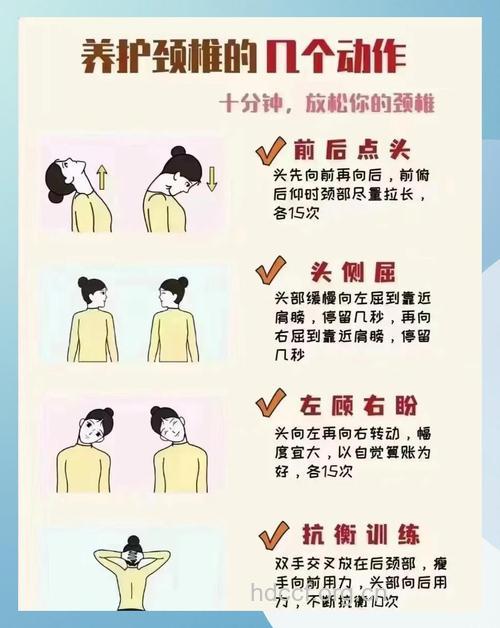 预防颈椎病的颈椎操