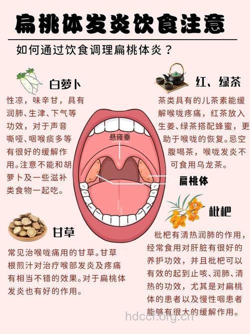 扁桃体炎危害及饮食护理方法