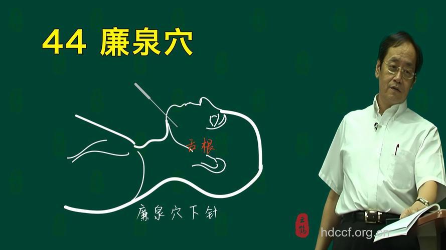治疗慢性咽炎揪揪廉泉穴