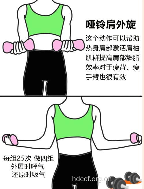 冬天三个方法举哑铃快速瘦手臂