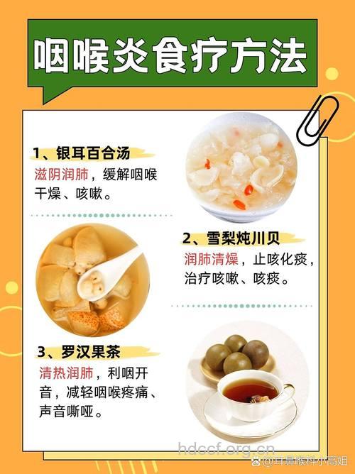 浅谈食疗对于咽喉炎的好处