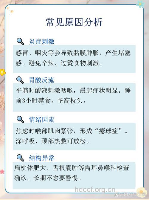 哪些因素导致咽部异物感