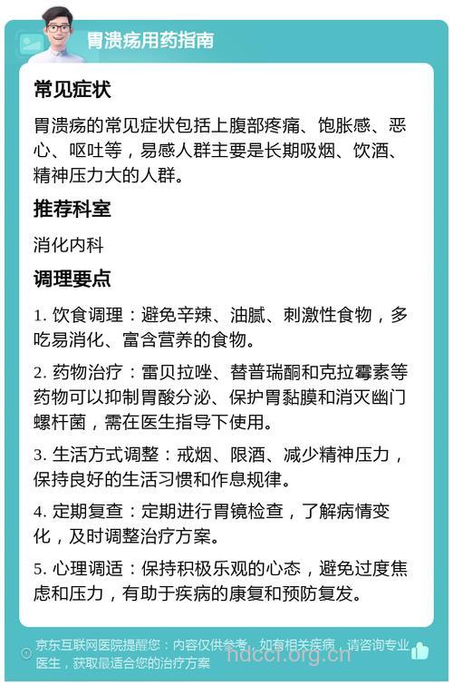 胃溃疡用药的常识你可清楚?