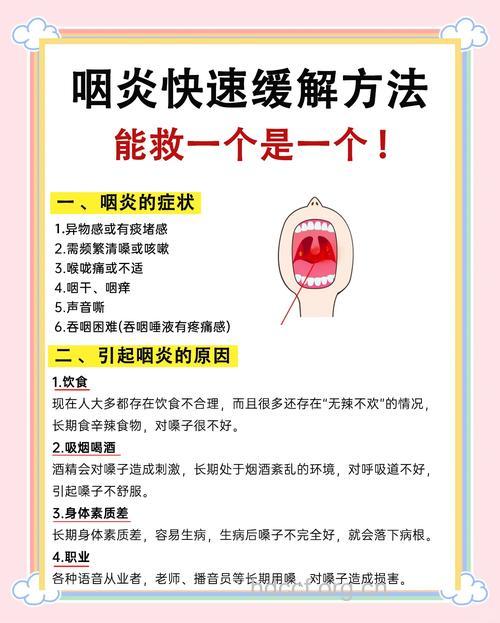 对于急性咽炎有哪些诊治方法