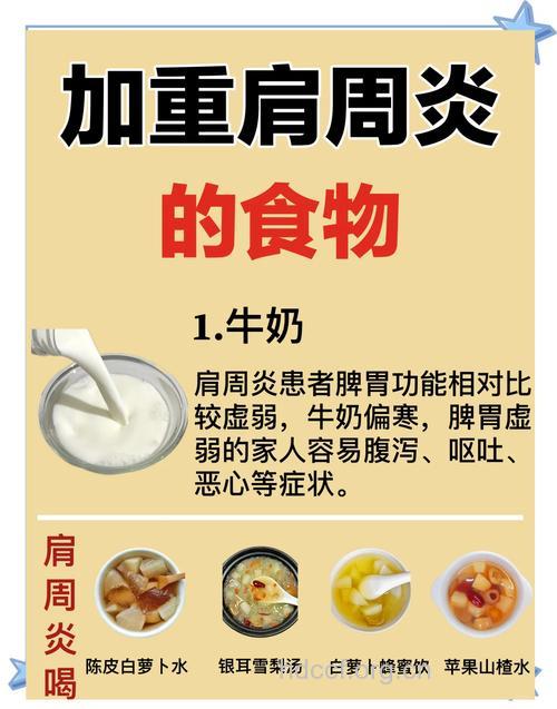 肩周炎的症状及食疗方