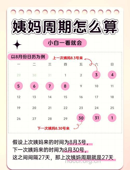 月经周期推算 五个方法测定排卵期