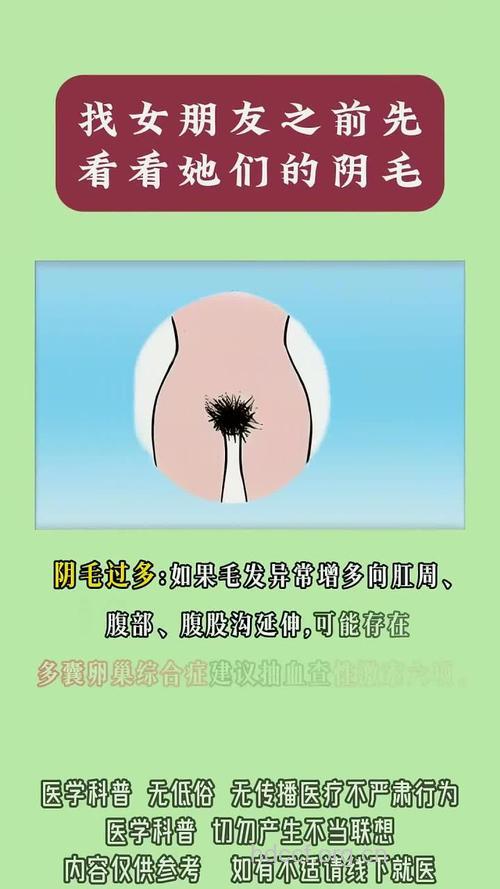 女性私处毛发疯长当心不孕
