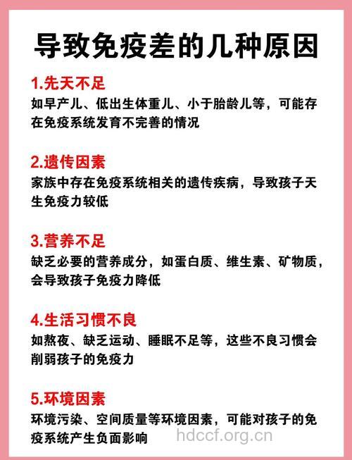 孩子抵抗力弱 推荐5个提高方法