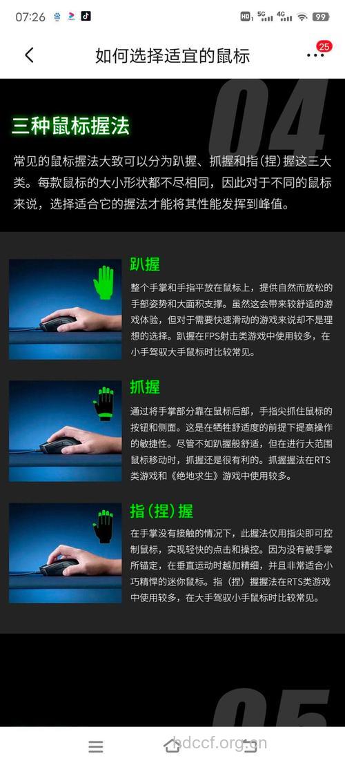 带你正确认识鼠标手