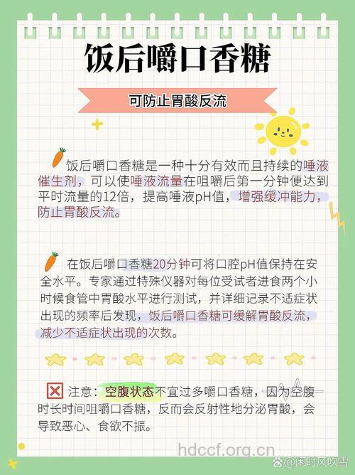 嚼口香糖抑胃食管反流?