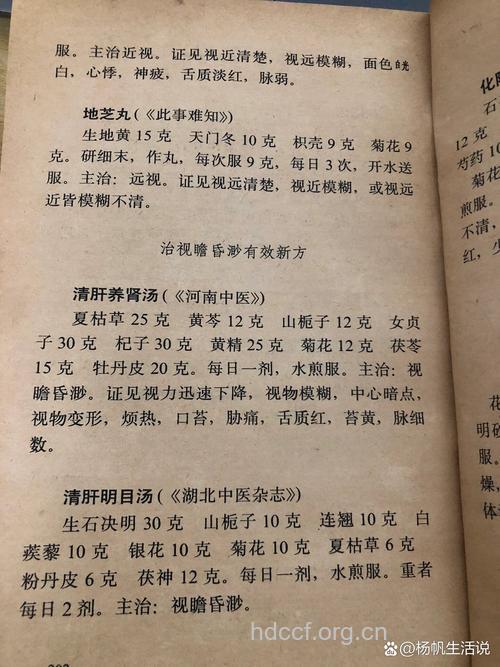 远视眼的中医治疗处方及日常食疗