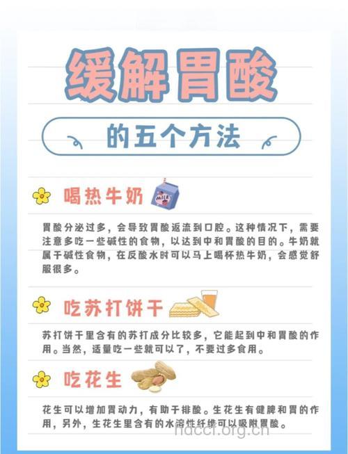 怎么饮食应对胃反酸方法