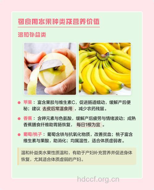 产妇适宜吃5种水果 不过要注意几点事项