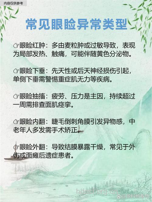 眼睑异常 注意疾病隐患