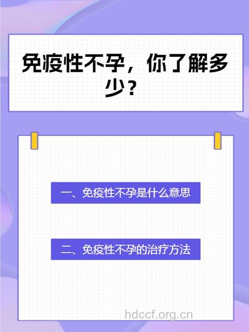 免疫性不孕症知识大集锦
