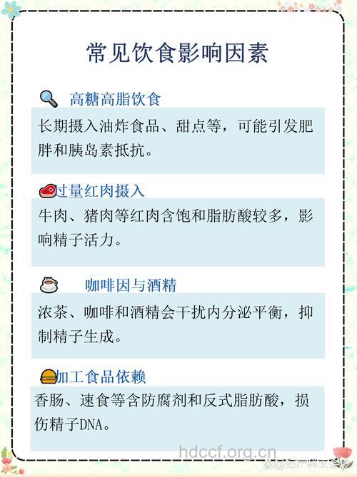 有些男性不育与坏的饮食习惯有关