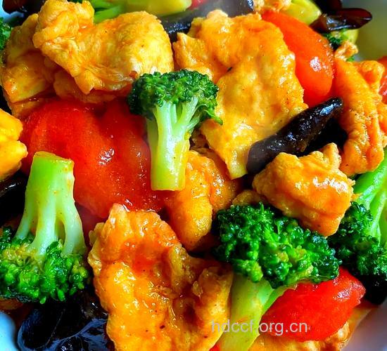 西红柿、鸡肉菜花的最佳养胃菜