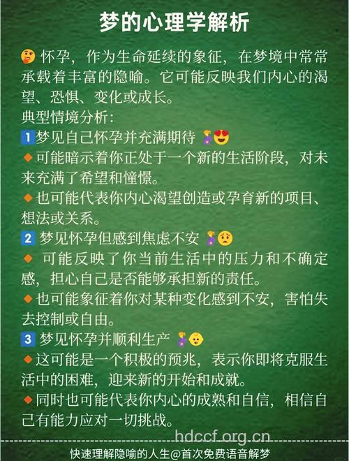 梦见自己怀孕预示着什么