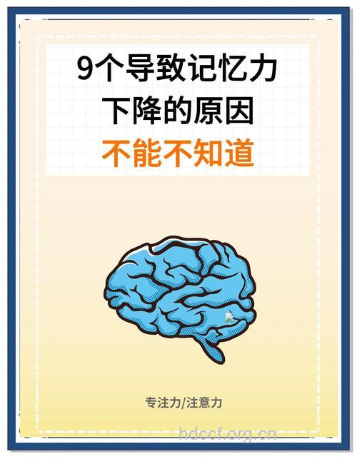 这些因素会导致记忆力退化