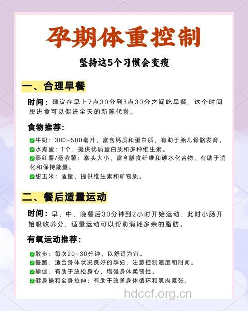 孕期可控制体重的16个小秘诀