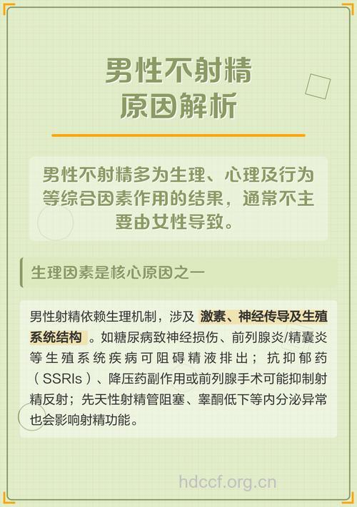 男人不射精究竟是什么原因