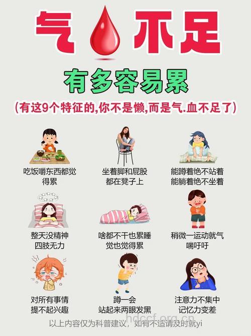 这些症状提醒你需要补气血了