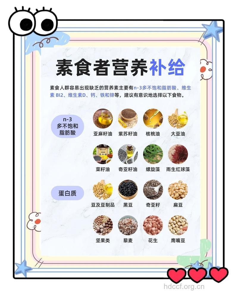 素食人群注意摄八类食物
