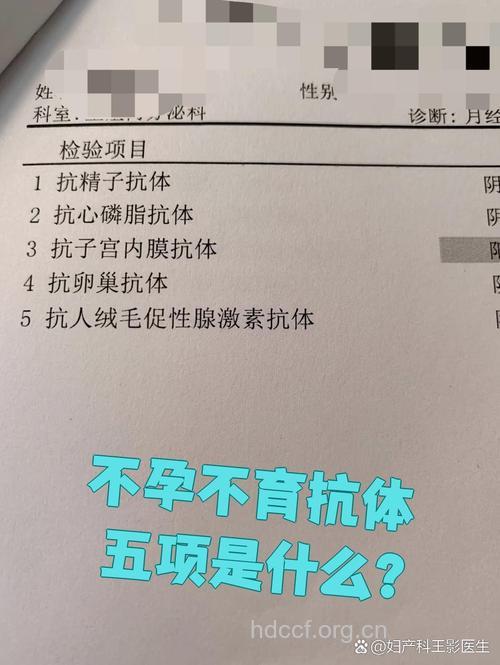 导致女性不孕的四种抗体