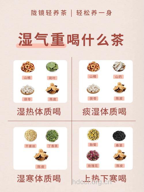 5款清热祛湿茶夏季一定要喝