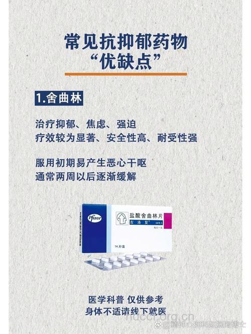 几种抗抑郁药的介绍