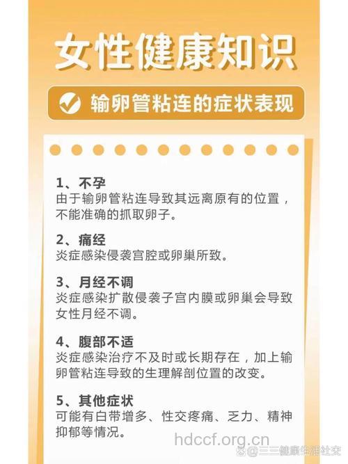 警惕输卵管粘连的一些症状
