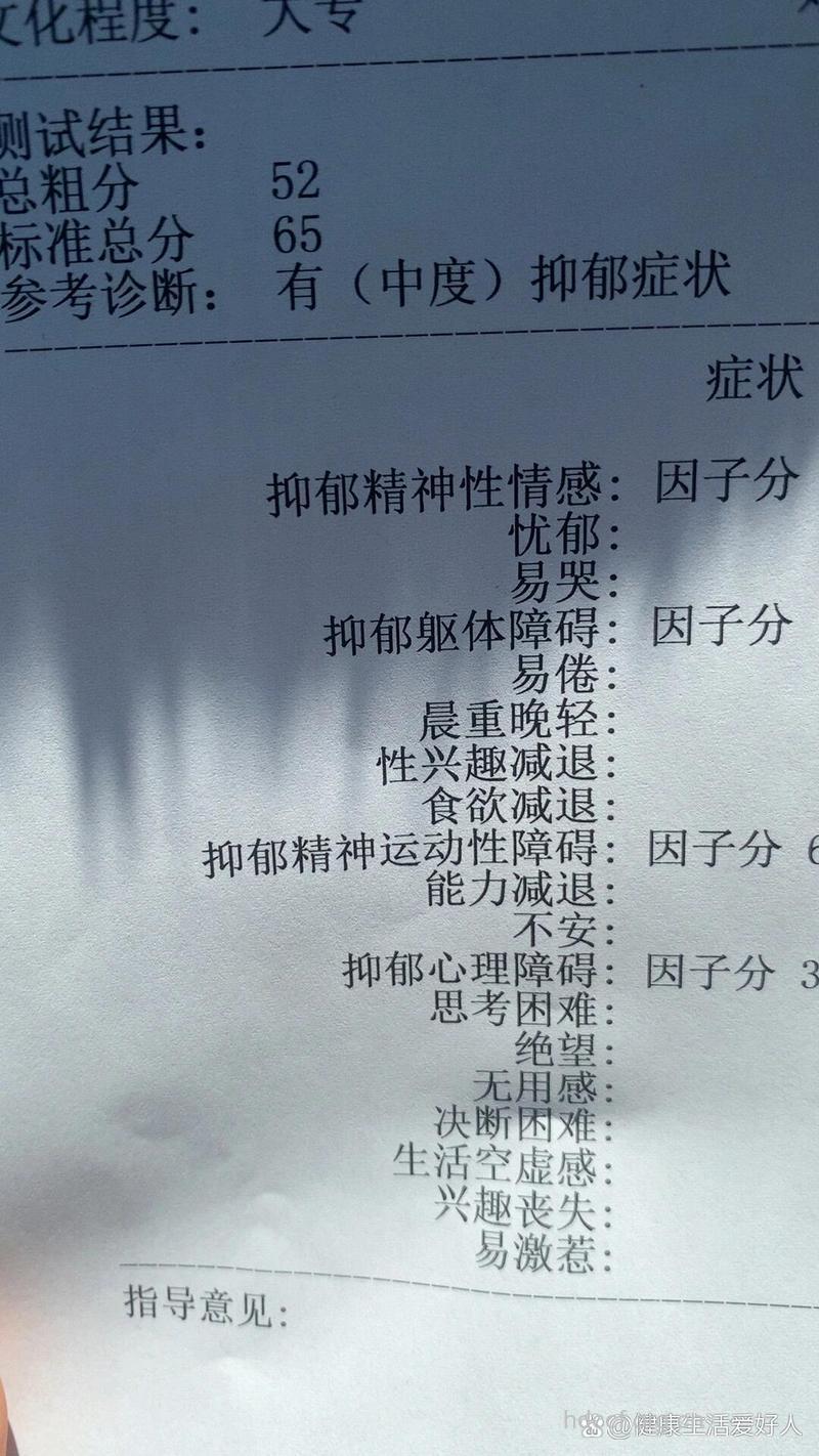 什么叫中度抑郁症