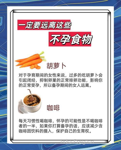 哪些食物影响女性受孕率