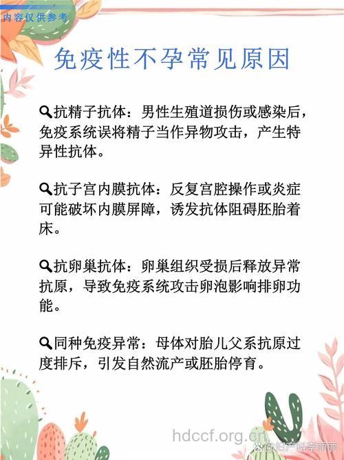 造成免疫性不孕的原因有哪些