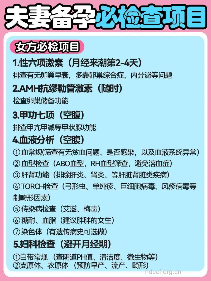 不孕不育专家建议检查的项目有哪些