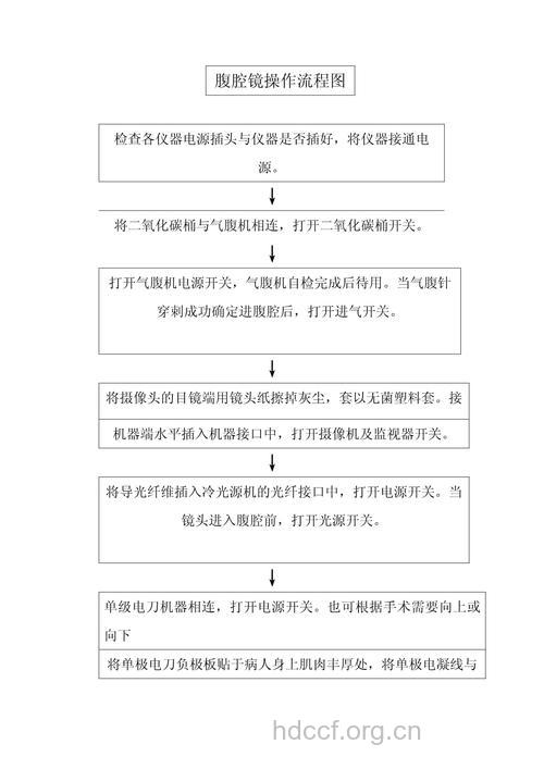腹腔镜检查操作流程