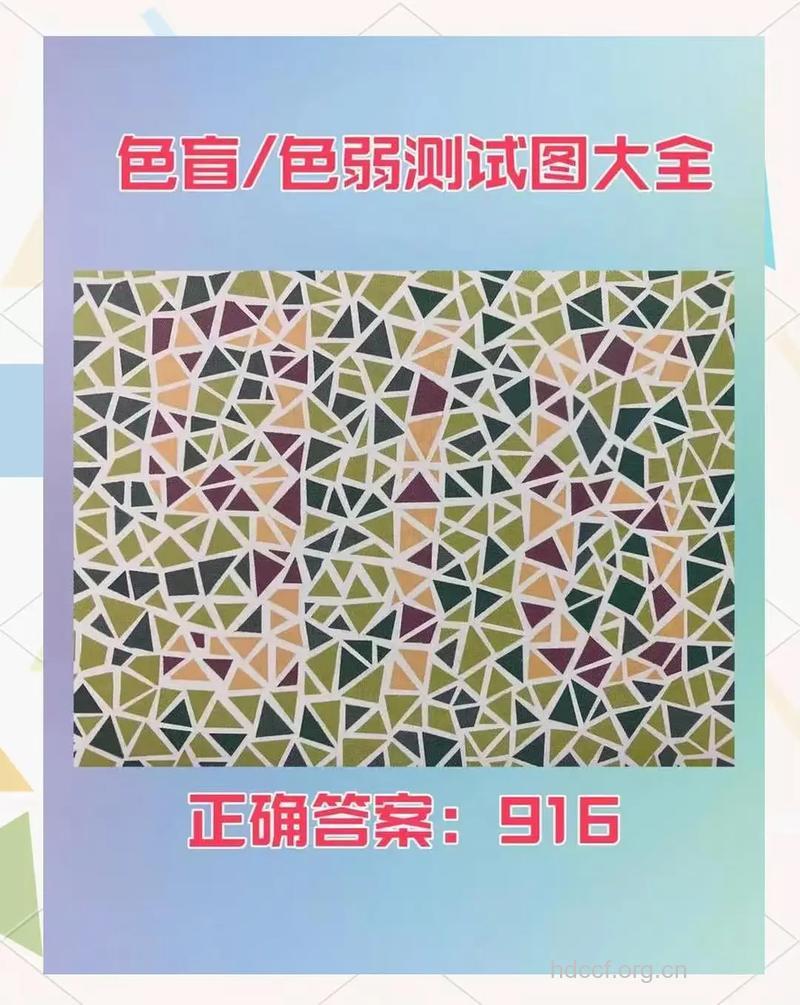 色盲色弱测试：你是色盲吗