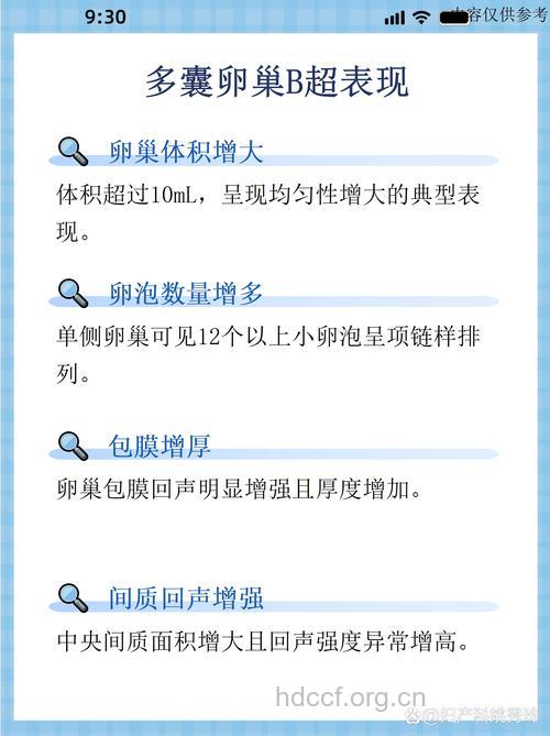 多囊卵巢的症状及相关检查
