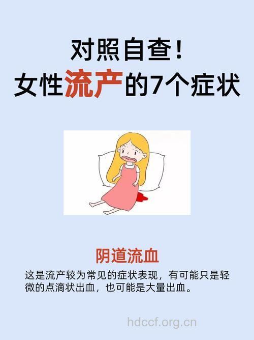 女性流产的症状有哪些?