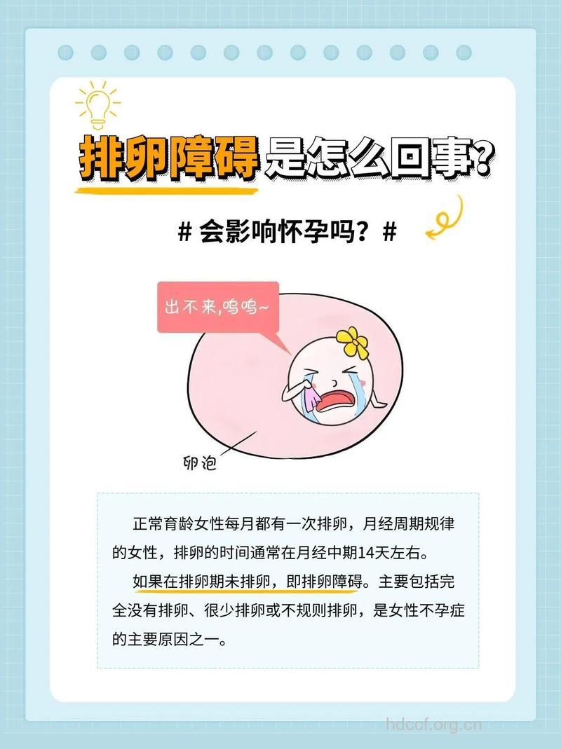 难以怀孕源至排卵障碍